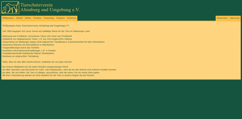 Tierheim Altenburg besuchen