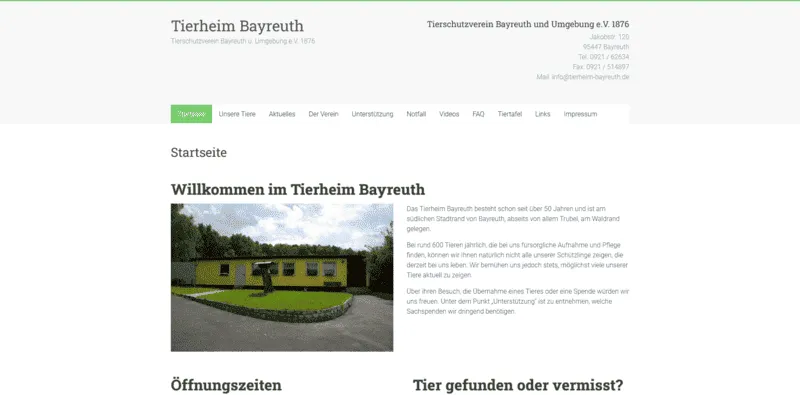 Tierheim Bayreuth besuchen