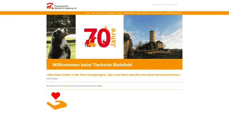 Tierheim Bielefeld besuchen