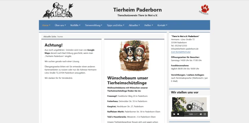 Tierheim Paderborn besuchen