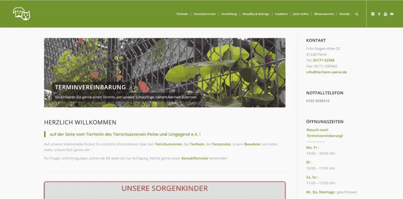 Tierheim Peine besuchen