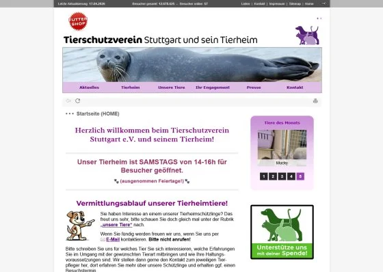 Tierheim Stuttgart besuchen